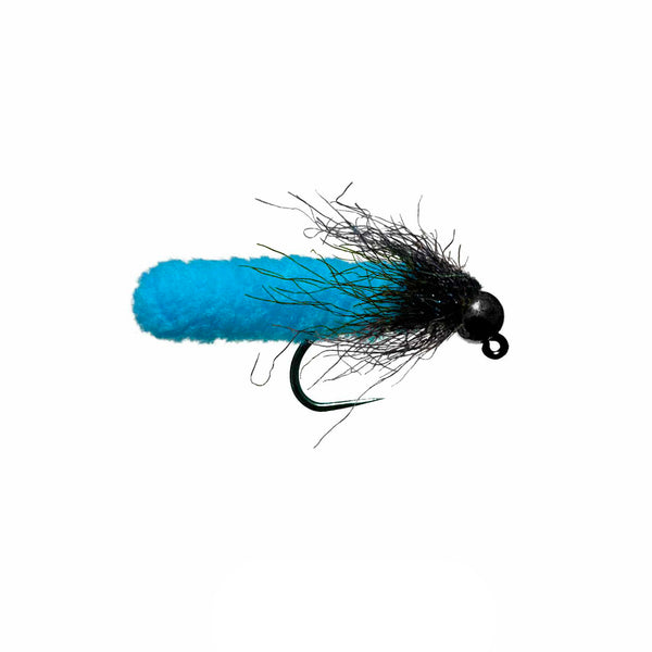 Mop Fly (Ice Dubbing) – Bright Blue
