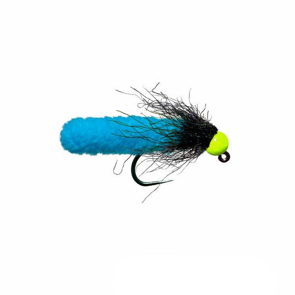 Mop Fly (Ice Dubbing) – Bright Blue