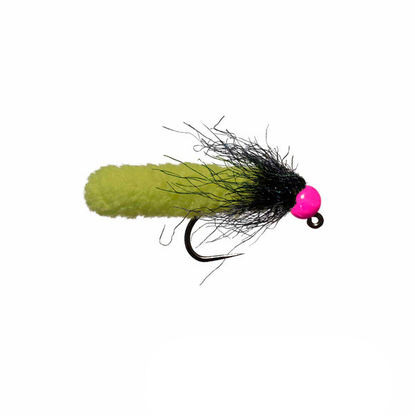 Mop Fly (Ice Dubbing) – Golden Olive