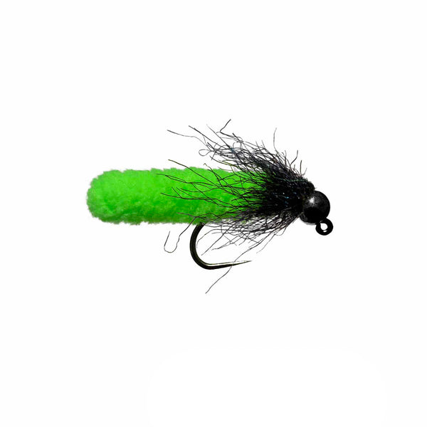 Mop Fly (Ice Dubbing) – Green (Fluorescent)