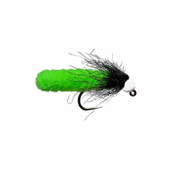 Mop Fly (Ice Dubbing) – Green (Fluorescent)