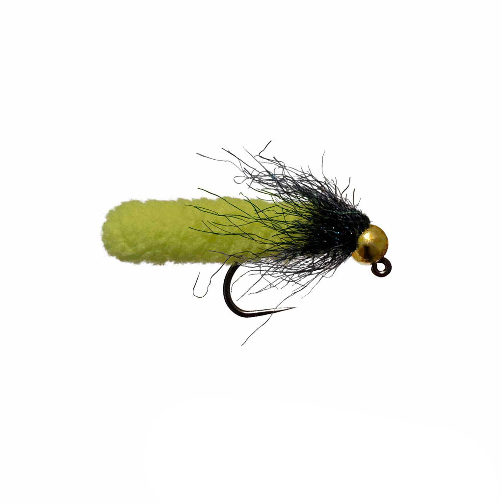 Mop Fly (Ice Dubbing) – Golden Olive